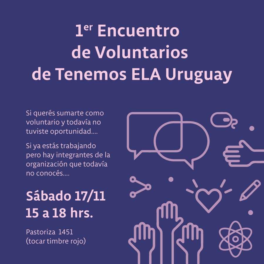 Primer Encuentro de Voluntarios de Tenemos ELA Uruguay